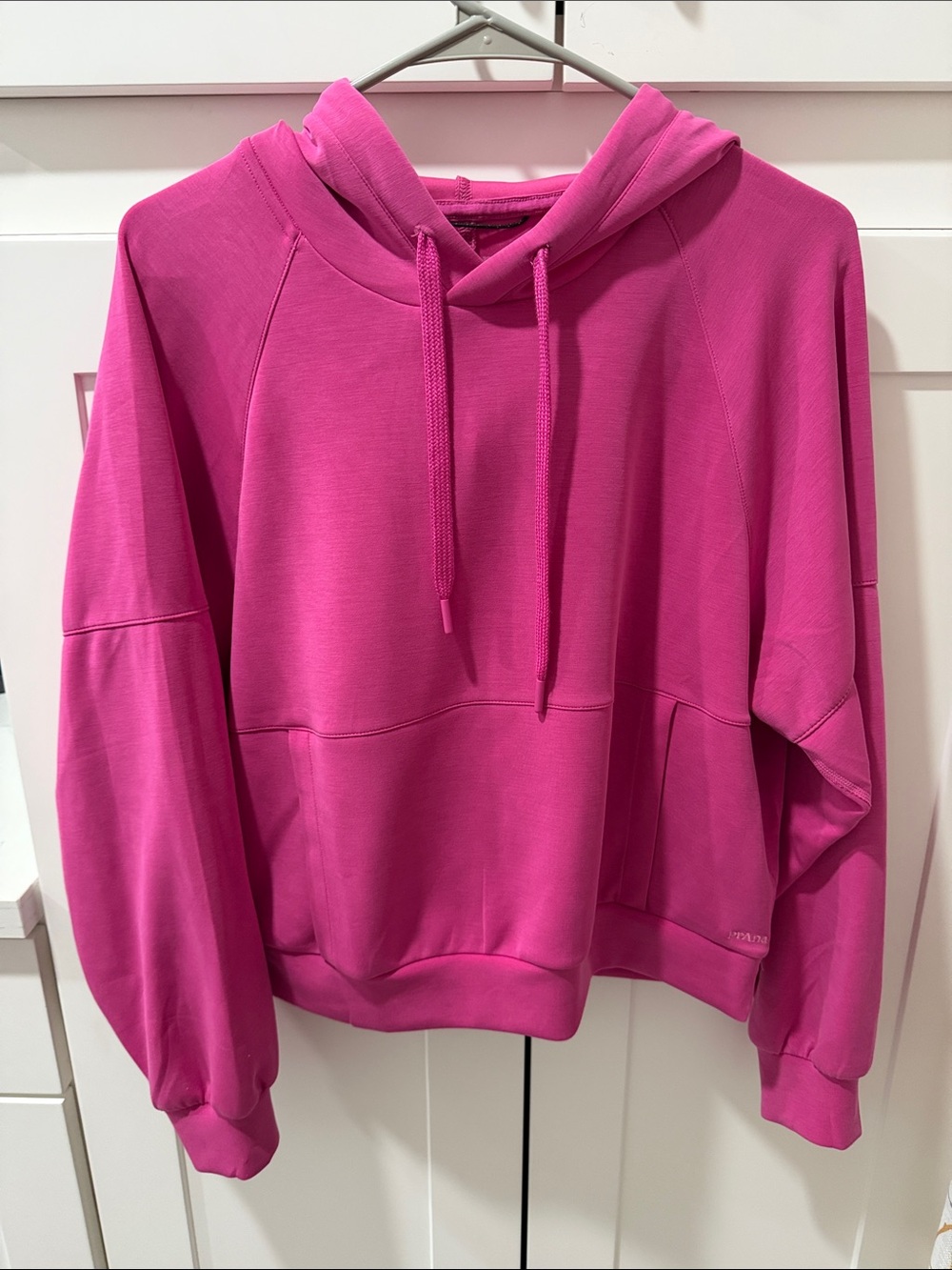 Prana Women's Fuchsia Hooded Pullover Sweatshirt